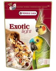 Versele-LAGA Exotic Light 750 g zmes pre stredné a veľké papagáje s pufovanými obilkami