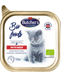 Butcher 's Cat Bio s hovädzím vanička 85g