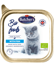 BUTCHER'S Cat Bio s rybou 85 g
