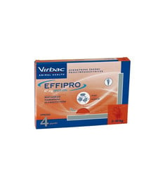 VIRBAC Effipro Spot-On Prípravok proti parazitom pre malých psov do 10 kg S - 24 pipety
