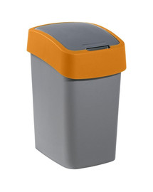 CURVER Odpadkový kôš "FLIP BIN" 25 l strieborno/oranžový