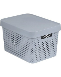 CURVER BOX INFINITY DOTS 17L šedá