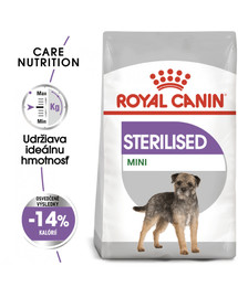 ROYAL CANIN Mini Sterilised 3 kg granule pre kastrované malé psy