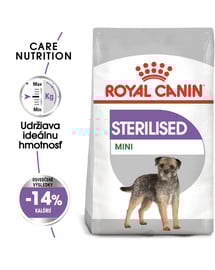 ROYAL CANIN Mini Sterilised 1 kg granule pre kastrované malé psy