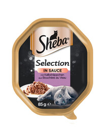 SHEBA Selection 85g teľacie v omáčke