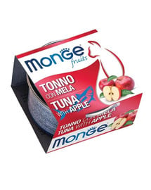 MONGE Fruit Cat Tuniak a jablko 80 g