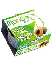 MONGE Fruit kura s papájou 80 g