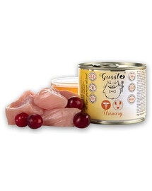 GUSSTO Cat Urinary 200 g krmivo pre mačky s urolitiázou