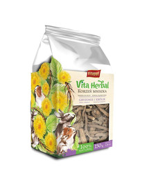 VITAPOL Vita Herbal Doplnkové krmivo pre hlodavce a králiky - Koreň púpavy 150 g