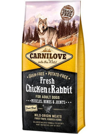 CARNILOVE Adult fresh kura a králik 24 kg (2 x 12 kg)