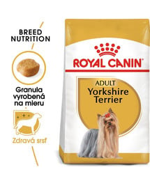 ROYAL CANIN Yorkshire Terrier Adult 7.5 kg + kapsičky 12 x 85g