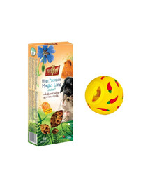 VITAPOL Vianočný set  Smakers pochúťky  s mandarínkou + Trixie Snack ball pre hlodavce 7 cm