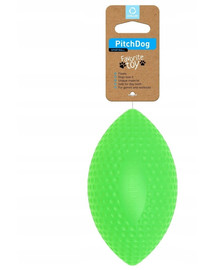 PULLER Pitch Dog sport ball green  9 cm x 14 cm