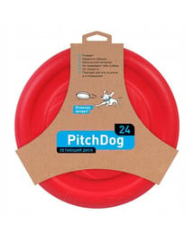 PULLER Pitch Dog Game flying disk pink 24 cm