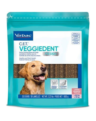 VIRBAC Veggiedent Fresh L (>30 kg) 15 ks