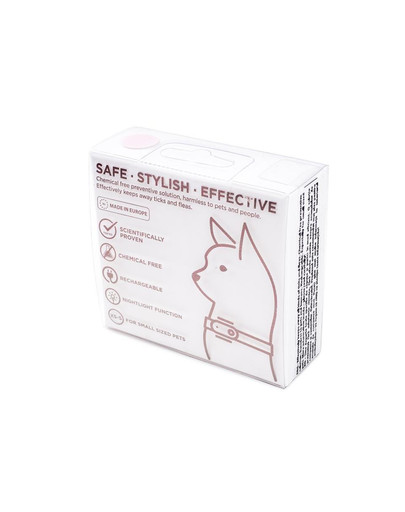 TICKLESS Mini Cat Ultrazvukový odpudzovač kliešťov a blch pre mačky Baby Pink