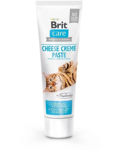 BRIT Care Cat Paste Cheese Creme & Prebiotics 100 g pasta na podporu trávenia