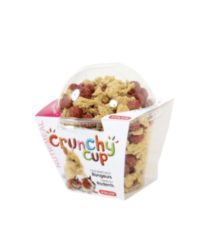 ZOLUX Crunchy Cup Nuggets pochúťka s mrkvou a repou130 g