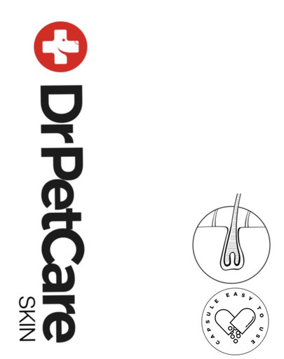 DR PETCARE Skin Suplement pre zdravú kožu a srsť pre psov a mačky 60 tb