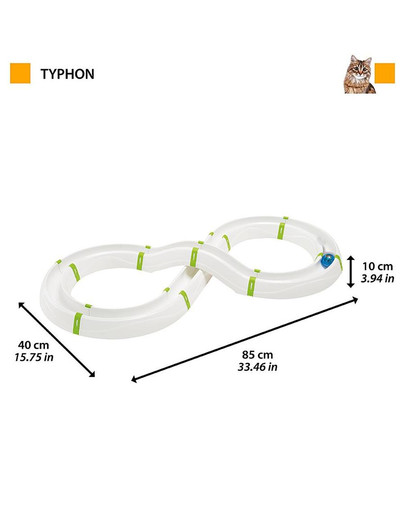 FERPLAST Inteligentná hračka pre mačky Typhon