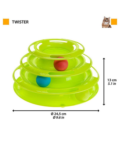 FERPLAST Hračka Twister Cat