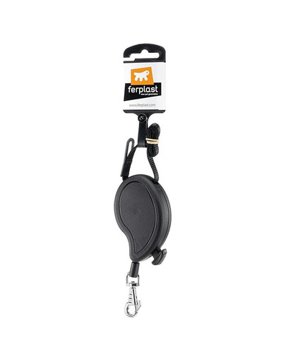 FERPLAST Flippy One Cord Mini Vodítko 3 m čierna farba