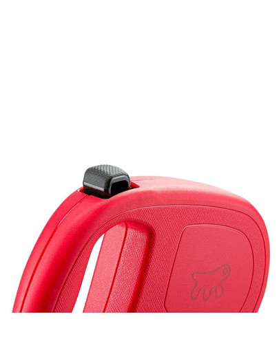 FERPLAST Flippy One Cord Mini Vodítko 4,5 m červená farba