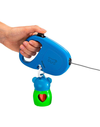 FERPLAST Flippy One Cord Mini Vodítko 4,5 m modrá farba