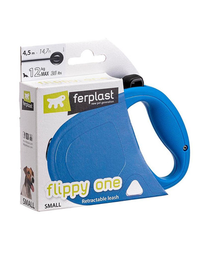 FERPLAST Flippy One Cord Mini Vodítko 4,5 m modrá farba