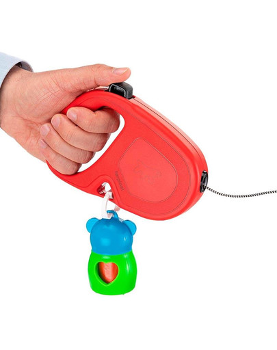 FERPLAST Flippy One Cord L Vodítko  5 m červená farba