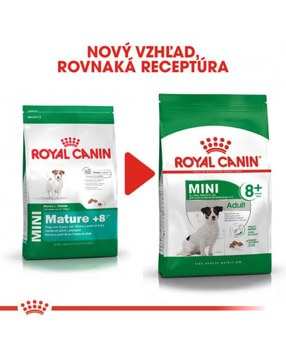 ROYAL CANIN Mini Adult 8+ 2 x 8 kg) granuly pre dospelé starnúce psy