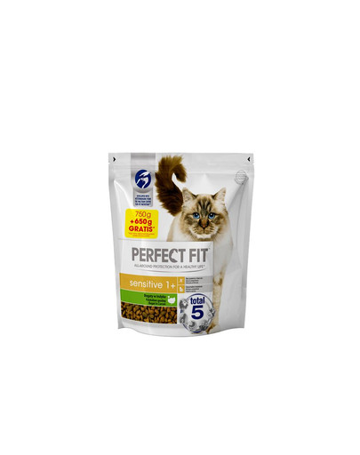 PERFECT FIT (Sensitive 1+) 1,4 kg (750 g + 650 g GRATIS)
