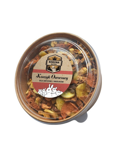 NATURAL-VIT Korona Natury Pochúťka pre hlodavce a králiky – ovocný košík 200g