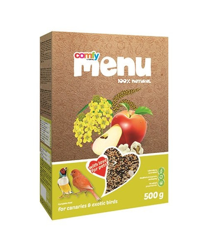 COMFY Menu Krmivo pre exotické vtáctvo 500g