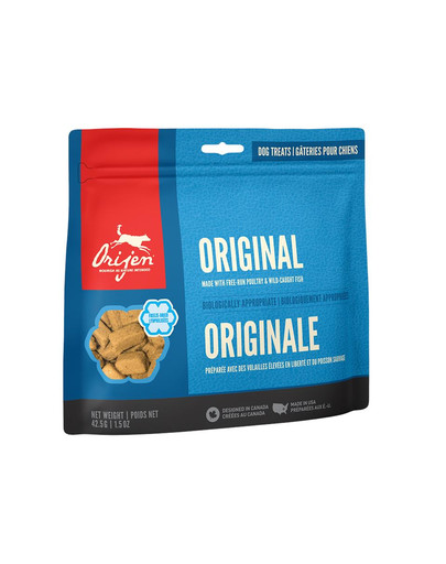 ORIJEN FD Treats Original Dog  - Pamlsky pre psov 42,5g