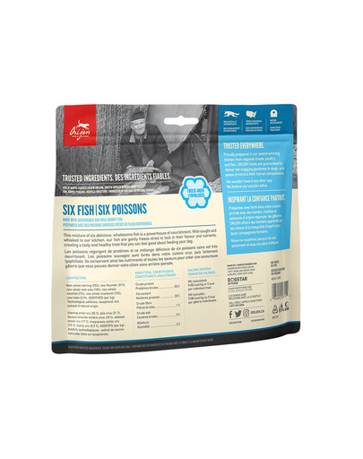 ORIJEN FD Treats Six Fish Dog – Pamlsky pre psov 42,5g