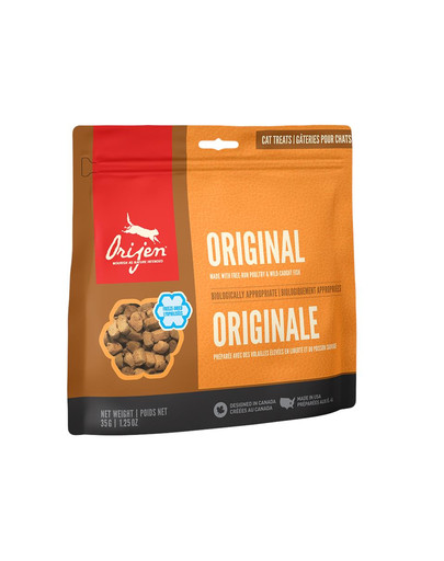 ORIJEN FD Treat Original Cat – Pamlsky pre mačky 35g