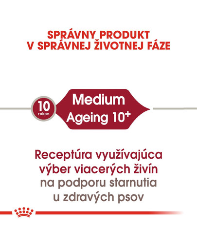 ROYAL CANIN Medium Ageing 10+ stredné plemená 2 x 15 kg
