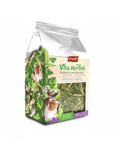 VITAPOL Vita Herbal Stonka petržlenu 50 g prírodná pochúťka pre hlodavce a králiky