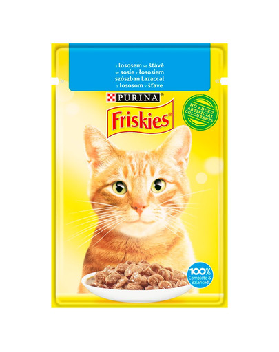 FRISKIES Krmivo s lososom v omáčke pre mačky 85 g