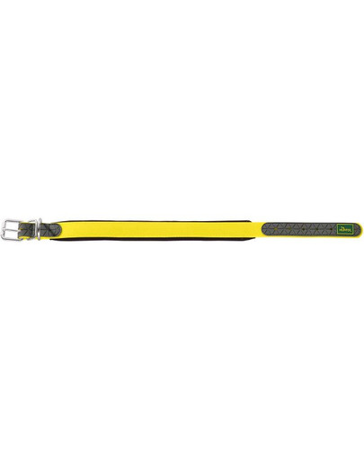 HUNTER Convenience Comfort obojok veľkosť L-XL (65) 52-60 / 2,5cm neónový žltý