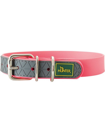 HUNTER Convenience obojok veľkosť S-M (45) 33-41 / 2cm neónová ružová