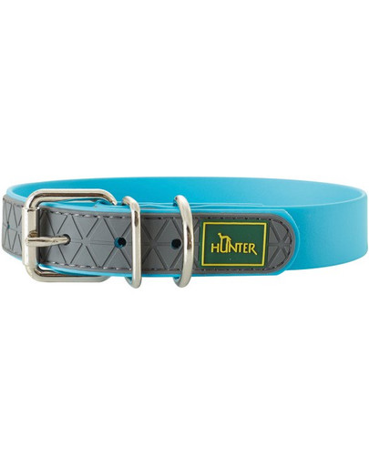 HUNTER Convenience obojok veľkosť M (50) 38-46 / 2,5cm tyrkysový