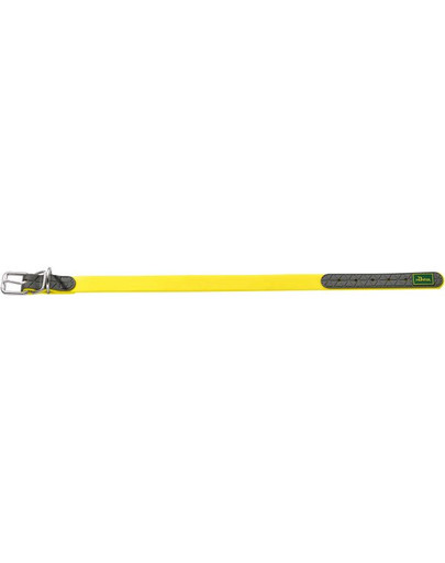 HUNTER Convenience obojok veľkosť M-L (55) 42-50 / 2,5cm neónový žltý