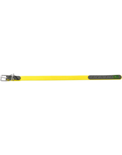 HUNTER Convenience obojok veľkosť L-XL (65) 53-61 / 2,5 cm neónový žltý