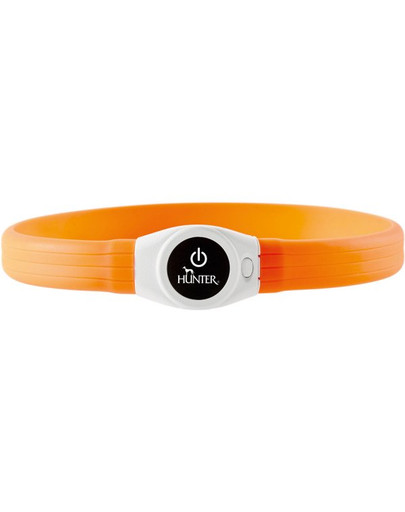 HUNTER LED Yukon Extra Breit LED obojok 20-63cm oranžový