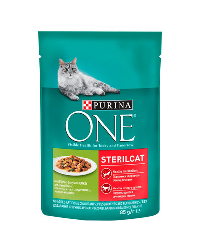 PURINA ONE Sterilcat s morčacím 85g