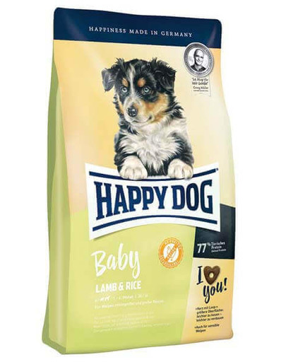 HAPPY DOG Baby Jahňacie & Ryža 1kg