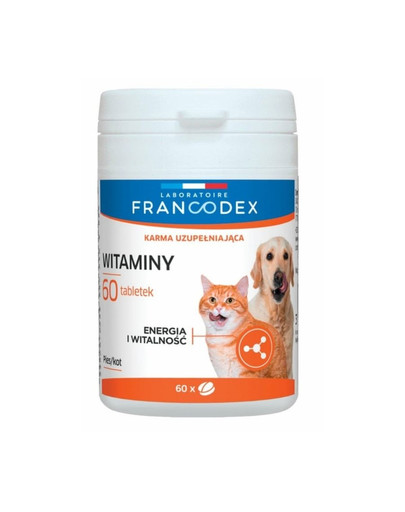 FRANCODEX Vitamíny pre psy a mačky 60 tabliet