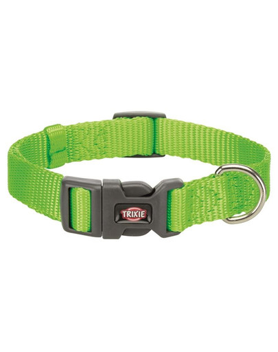 TRIXIE Obojok Premium, S–M: 30–45 cm/15 mm, svetlozelený